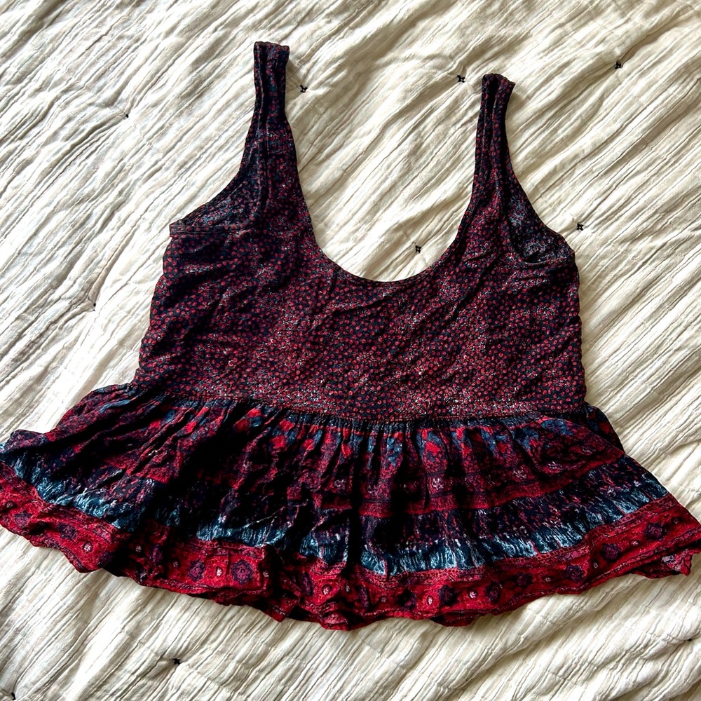 Ecoté Bohemian Swing Sleeveless Crop Top xs